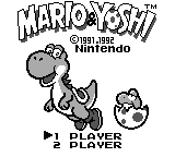 Mario and Yoshi title screen