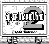 Super Mario Land 2: 6 Golden Coins title screen